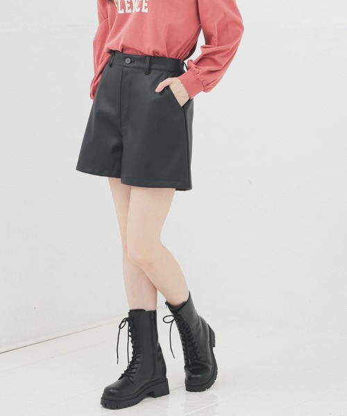 00s 希少 na+h 3点セット ガーター&ショーパン&レッグカバー 合皮 Honeys パンツ 合皮ショートパンツ レディース : ZOZOTOWN Yahoo