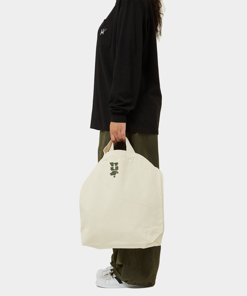 HUF ホワイト 2WAY トート ショルダーバッグ☆新品・未使用 HUF - 新品・未開封☆HUF 2WAY トートバッグ オフホワイト