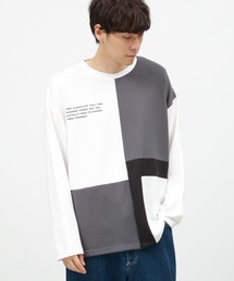 tシャツ ライトダンボール切替長袖Ｔ / 143004 メンズ｜ZOZOTOWN Yahoo!店