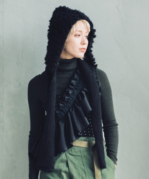 ≪HAND KNIT≫ PIGMO KNIT HOODIE ≪HAND KNIT≫ PIGMO KNIT HOODIE