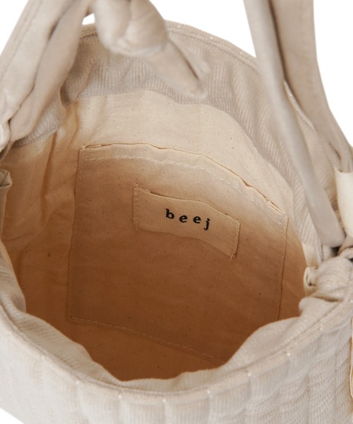 AMERICAN RAG CIE ハンドバッグ beej Velour quilting mini bag