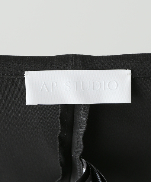 未使用　AP STUDIO スラックスパンツ　ストレッチ　34 AP STUDIO スラックス パンツ エラスティックパンツ レディース