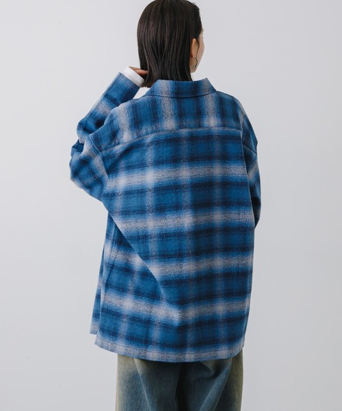 シャツ 「ユニセックス」ヘビーネルオンブレーチェックシャツ メンズ レディース | SENSE OF PLACE by URBAN RESEARCH | 23