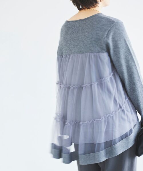 ニット セーター TORRAZZO DONNAバックチュールニット レディース