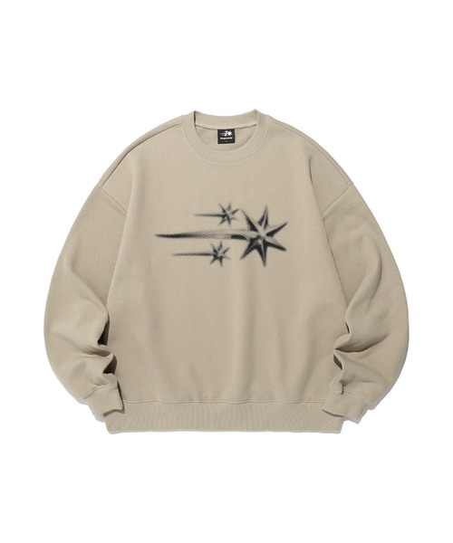 トレーナー スウェット 「UNISEX」niceghostclub／3スターロゴプルオーバー（ウラケ） レディース メンズ