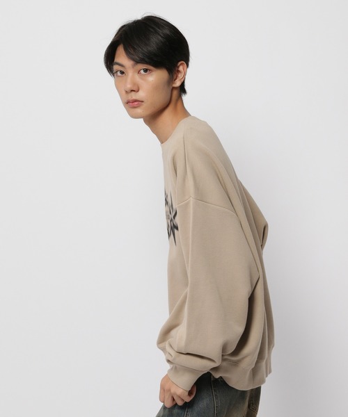 トレーナー スウェット 「UNISEX」niceghostclub／3スターロゴプルオーバー（ウラケ） レディース メンズ NICE GHOST CLUB トレーナー スウェット 「UNISEX