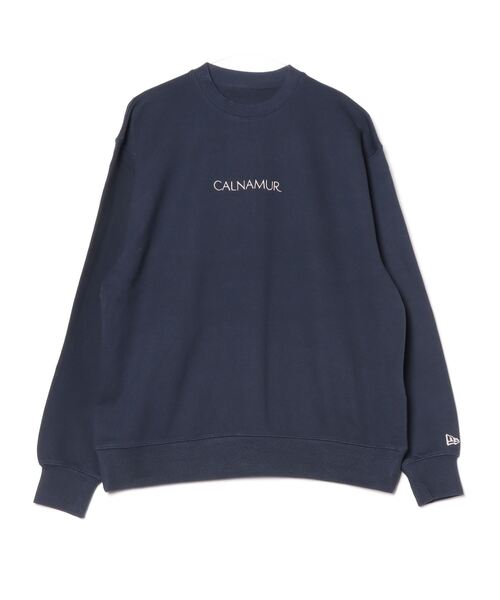 トレーナー スウェット ニューエラ  OS SW CN CALNAMUR NVY PNK レディース