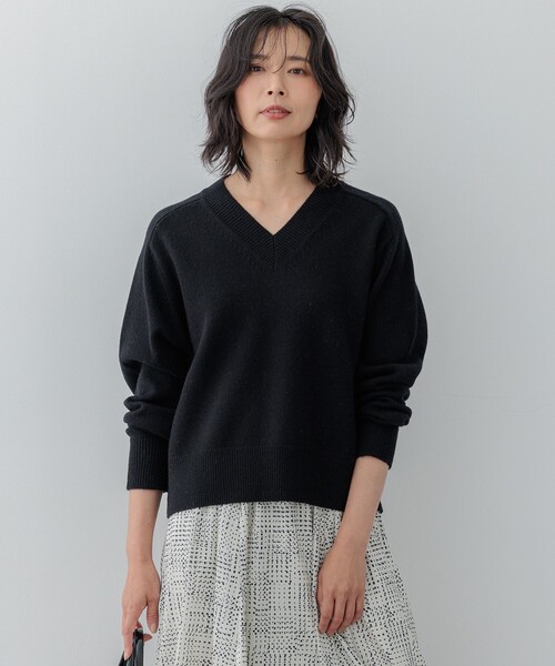 23区 ニット セーター 「Oggi2月号掲載/洗える」ウールカシミヤ