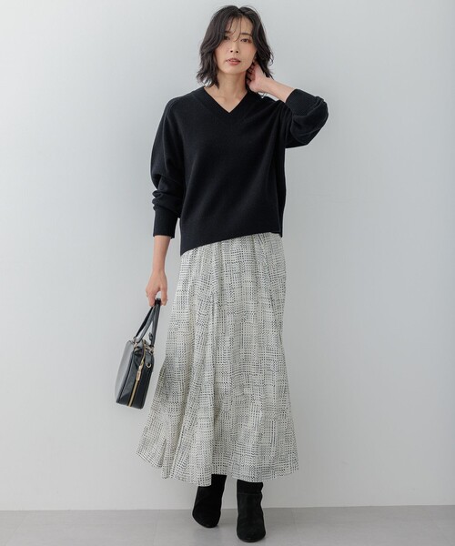 23区（ニジュウサンク） ニット セーター 「Oggi2月号掲載/洗える