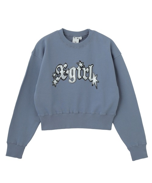トレーナー スウェット OVERLAPPED LOGO COMPACT SWEAT TOP レディース