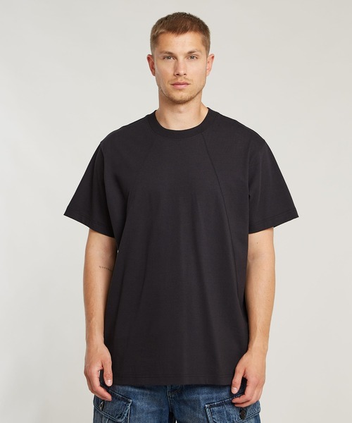 送料込★G-Star★Seam Detail Loose Tシャツ G-STAR RAW tシャツ SEAM DETAIL LOOSE T-SHIRT/シーム