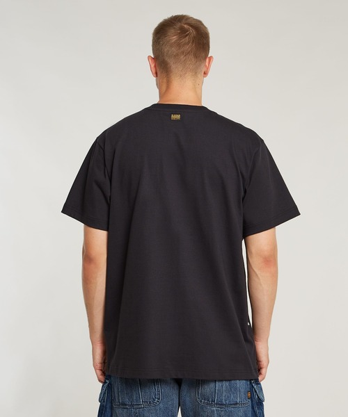 送料込★G-Star★Seam Detail Loose Tシャツ G-STAR RAW tシャツ SEAM DETAIL LOOSE T-SHIRT/シーム