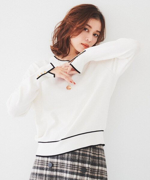 新品未使用　セオリー　レーヨン素材　アンサンブル　S UNTITLED ニット セーター 「アンサンブル可能/6色展開」スパン