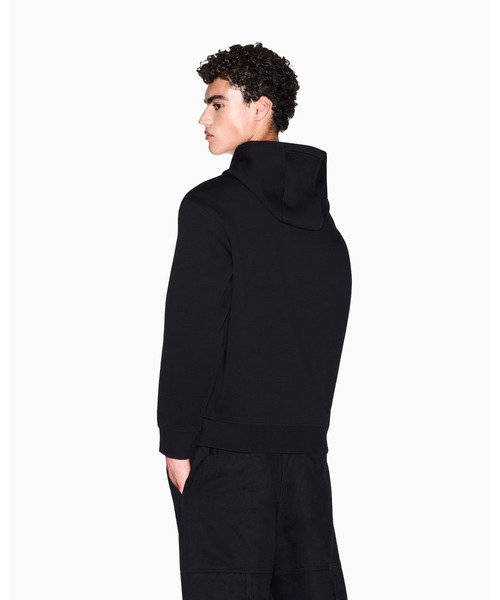 Armani Exchange ICON ブラックパーカー S ARMANI EXCHANGE トレーナー スウェット 「A|X アルマーニ
