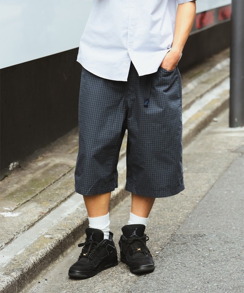 希少 GRAMICCI グラミチ ショート パンツ ショーツ チェッカー柄 GRAMICCI パンツ 「別注」Gramicci / チェック ショーツ メンズ