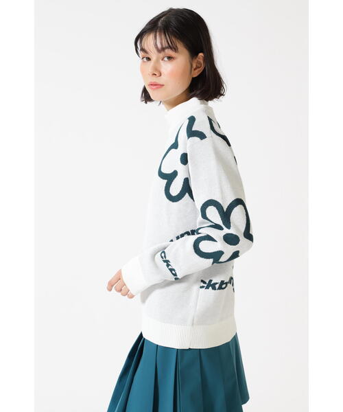 ジャックバニー　レディース　ニット　ハイネック　セーター　グレー　サイズ1 50％OFFセール】セーター レディース ジャックバニー Jack Bunny