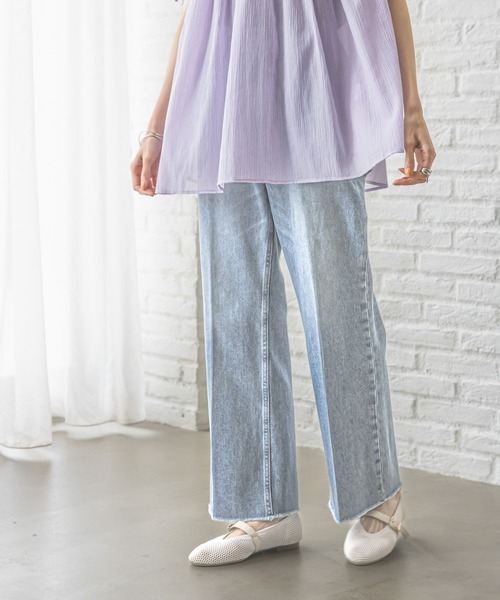 ジーンズ デニム デニムパンツ GOODデニムフレアパンツ/209743 レディース | GLOBAL WORK | 08
