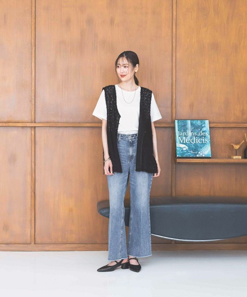 ジーンズ デニム デニムパンツ GOODデニムフレアパンツ/209743 レディース | GLOBAL WORK | 11
