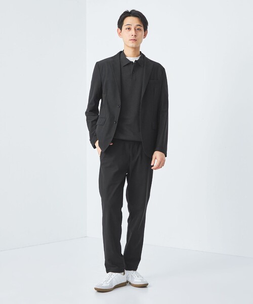GREEN LABEL　ナロージャケット＆パンツ WEB限定】JUST fit TEXBRID(R) ナロー セットアップ ジャケット