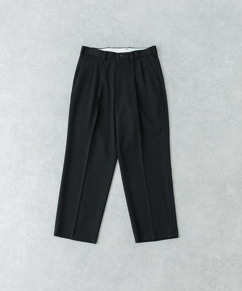 URBAN RESEARCH パンツ new basic ウールツイルワイドスラックス