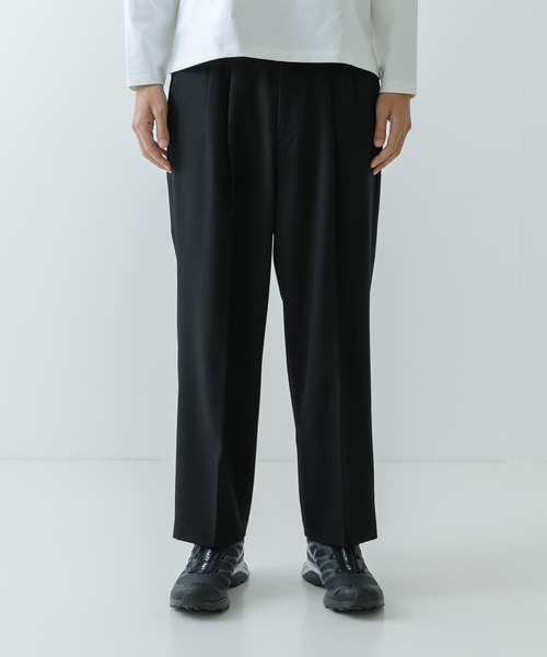 URBAN RESEARCH パンツ new basic ウールツイルワイドスラックス