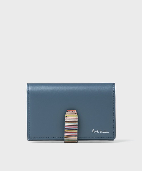 Paul Smith シグネチャーストライプタブ SS25 名刺入れ Paul Smith 名刺入れ シグネチャーストライプタブ SS25 名刺入れ