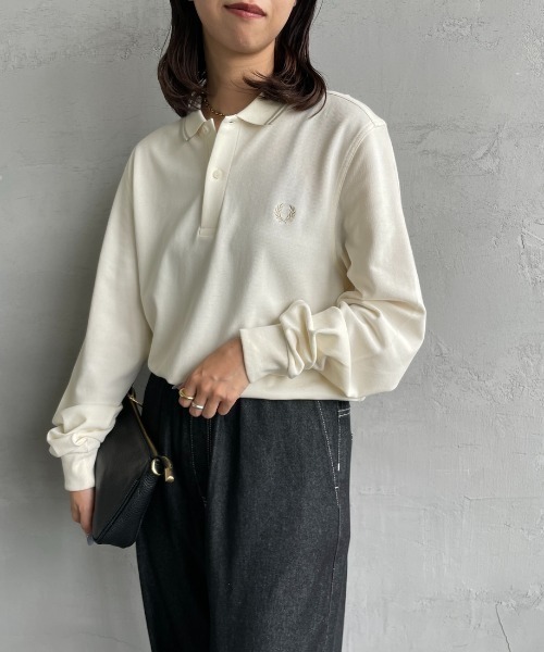 Fred Perry アイボリー ポロシャツ 半袖 フレッドペリー FRED PERRY 【正規品】フレッドペリー FRED