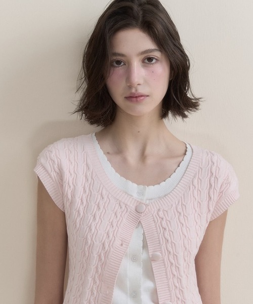 レイヤードケーブルニット レイヤードケーブルニット – pium