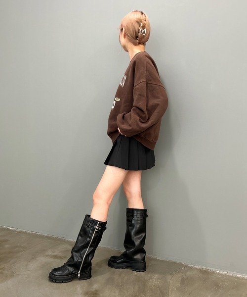 attagirl（アタガール） ブーツ 厚底サイドジッパーカバーブーツ