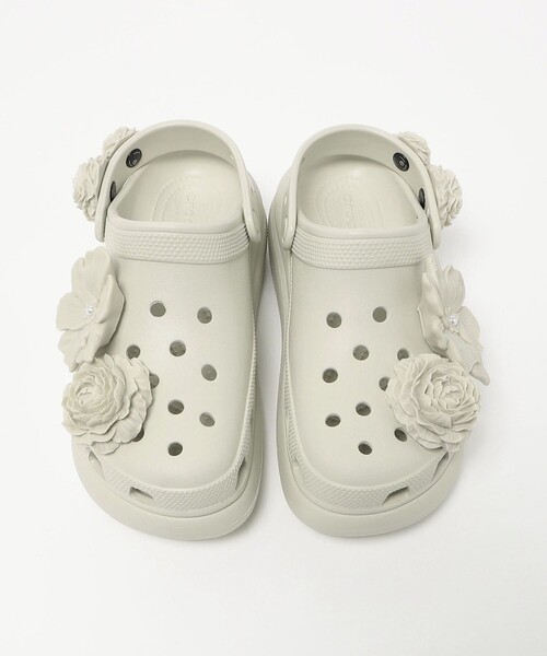 【CROCS】Crush Embellished Clog ☆ 大人気 crocs スリッポン 「crocs」CRUSH BOUQUET CLOG レディース