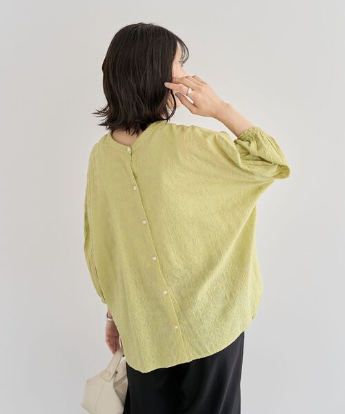 Green Parks ブラウス シャツ インド綿 SET2点 刺繍ブラウス+