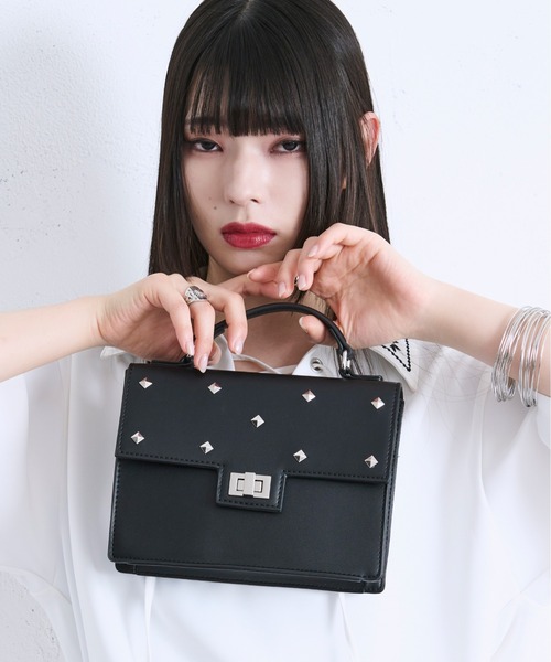 Ellno Loset（エルノロゼット） ショルダーバッグ スタッズショルダー