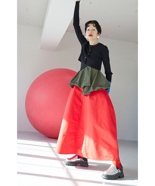 OMMO（オーエムエムオー） カーディガン POINT SHEER KNIT CD