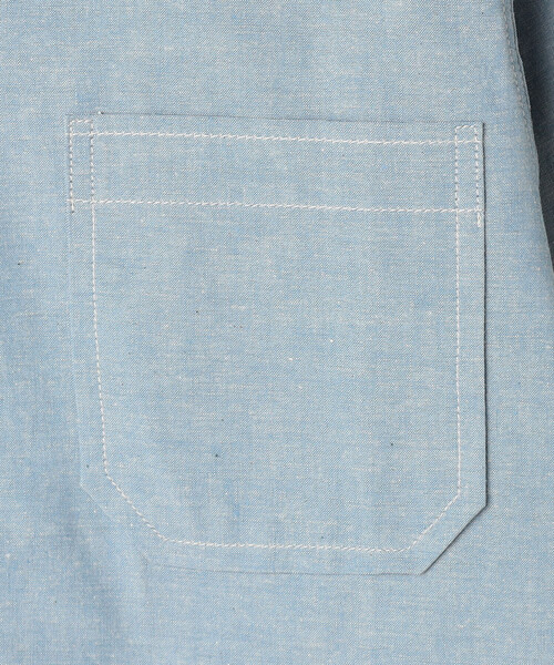 ブラウス シャツ ANATOMICA | シャンブレー オープンカラー半袖シャツ WOMEN レディース ANATOMICA | シャンブレー オープンカラー半袖シャツ WOMEN