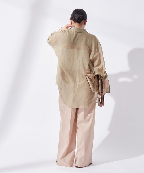 journalstandardluxe   ツイル イージーワイドパンツ journal standard L'essage パンツ 「追加3」タイプライター