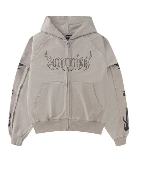SUPPLIER パーカー SUPPLIER/サプライヤー/Fire Bones Layered