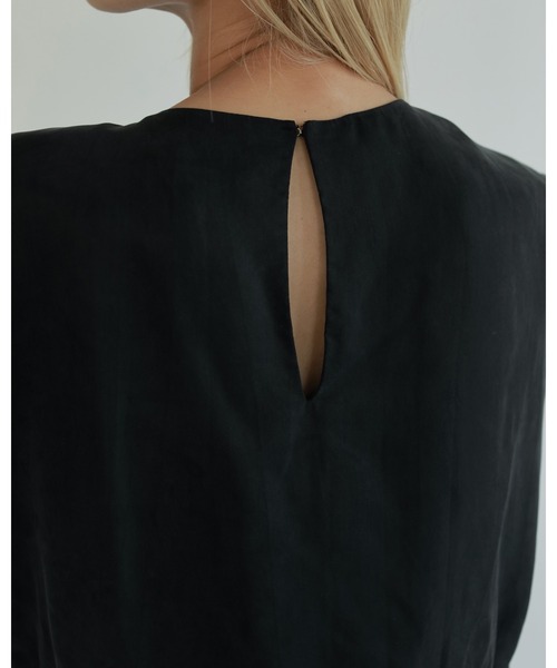 anuke ブラウス シャツ Sleeveless Drawstring Tops レディース