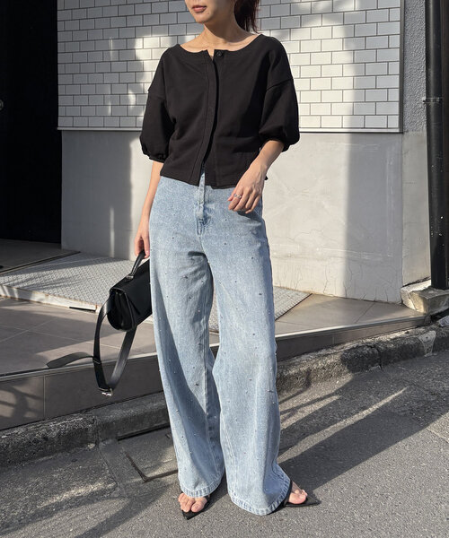 新品　CAPRICIEUX LE'MAGE 前開きパフトップス CAPRICIEUX LE'MAGE｜前開きパフトップス | Rakuten Fashion