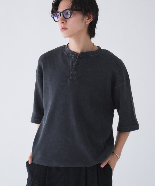 y*u様 RRL ヘンリーネックTシャツ 半袖 サーマル Amazon | [ポロラルフローレン] PWSHRL サーマル ヘンリーネック