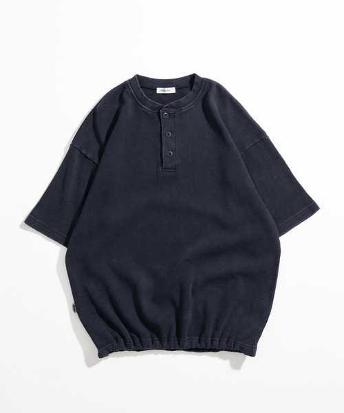 注目■AKM■サーマルボマー L/S ヘンリーネック 長袖TEE GRAY AKM】 店頭受注会にて人気を博した