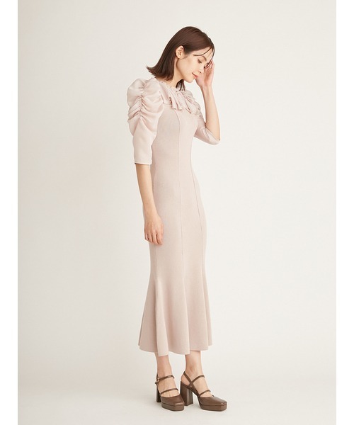 SNIDEL 「SNIDEL」 半袖ワンピース ONE SIZE ブルー レディース