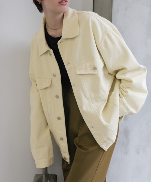 「select MOCA」 デニムジャケット SMALL ブルー レディース