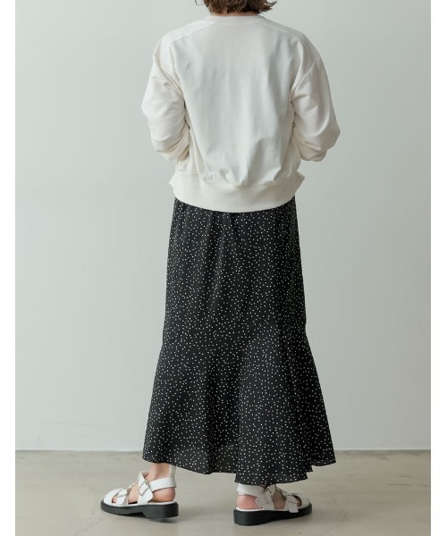 「Re:EDIT」 ロングスカート MEDIUM グリーン レディース_画像5