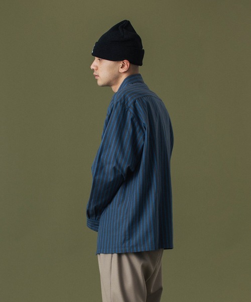 XLARGE（エクストラ ラージ） シャツ STRIPE WORK SHIRT メンズ