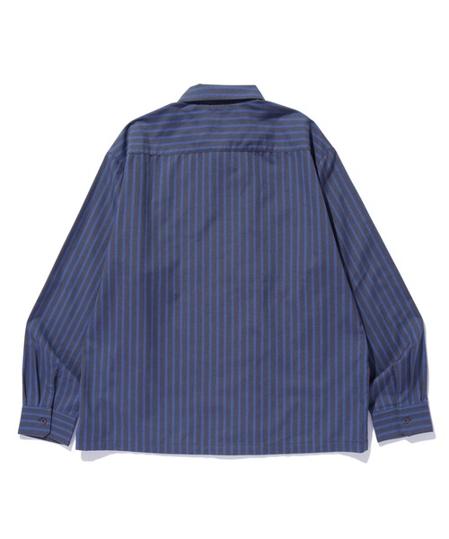 XLARGE シャツ STRIPE WORK SHIRT メンズ レディース : ZOZOTOWN