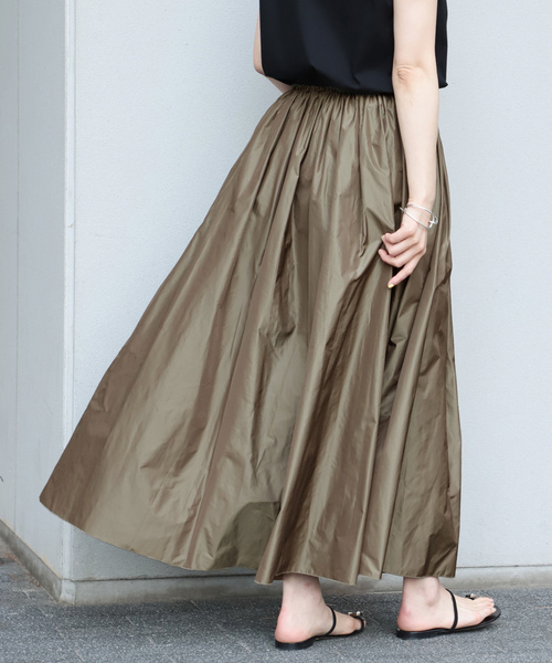 VERMEIL par iena 「VERMEIL iena」 ロングスカート 36 ブラウン