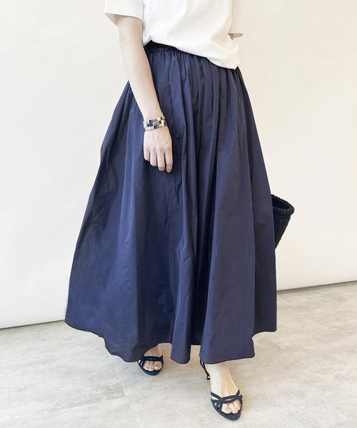 美品✨ ヴェルメイユパーイエナ ロング ティアードスカート　紺　現行　36 美品✨ ヴェルメイユパーイエナ ロング ティアードスカート 紺