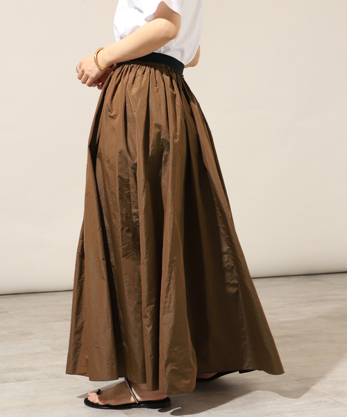 VERMEIL par iena 「VERMEIL iena」 ロングスカート 36 ブラウン