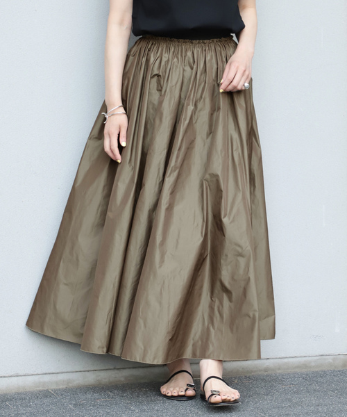 新品　VERMEIL par iena スカート VERMEIL par iena 「VERMEIL iena」 ロングスカート 36 ブラウン