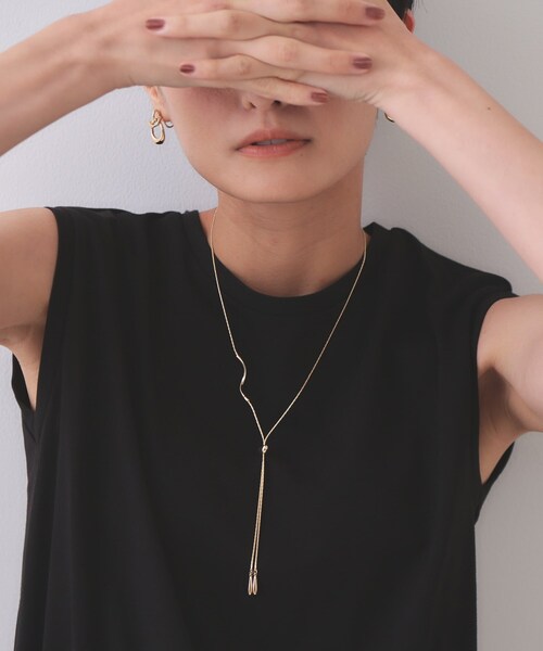 OPAQUE.CLIP ネックレス 2WAY ニュアンスバーネックレス